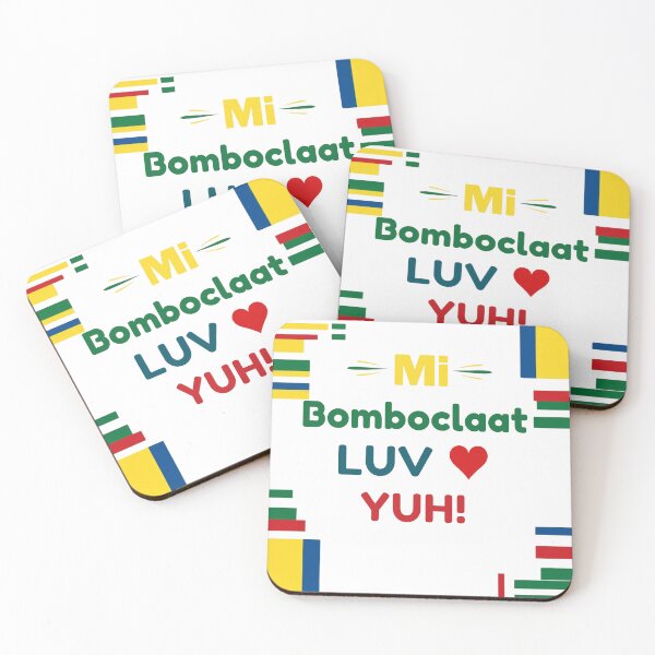 Item preview, Mi Bomboclaat Luv Yuh! – Jamaican Bold Love Statement  designed and sold by jamaicanvibes.