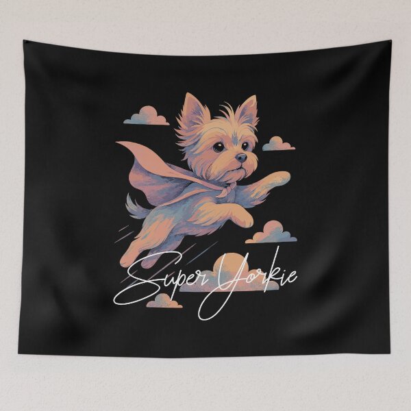 Item preview, Super Dog Yorkshire Terrier Cape Cloak Gift designed and sold by Pineapple-Tree.