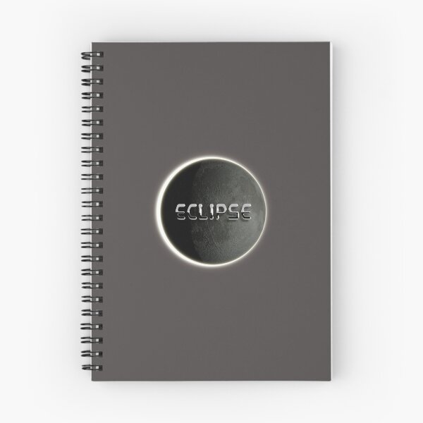 Item preview, Ilustración minimalista de luna en metal con el símbolo de eclipse designed and sold by trepiu.