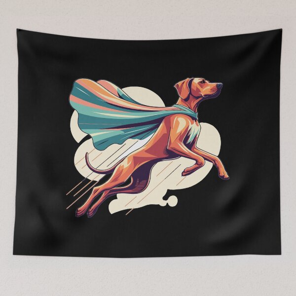 Item preview, Super Dog Rhodesian Ridgeback RR Ridgie Gift designed and sold by Pineapple-Tree.