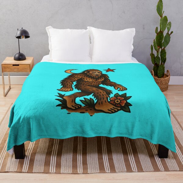 Item preview, Bigfoot Traditional American Tattoo style designed and sold by SeeSquaredDesign.