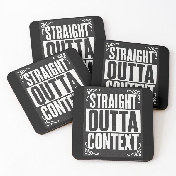 Item preview, Straight Outta Compton Funny Misquote Parody designed and sold by Shoot-The-Moon.
