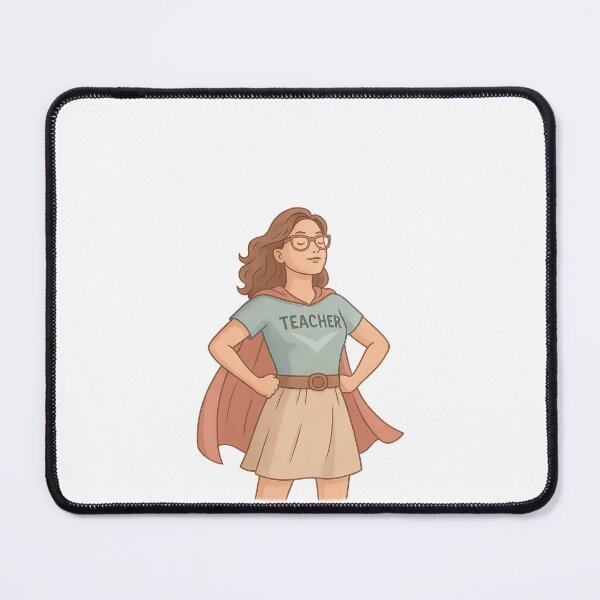 Item preview, Teacher Superhero: Empowering Women Who Inspire – Teacher Gift for Her designed and sold by Educational Prints & Fun ABC Designs.