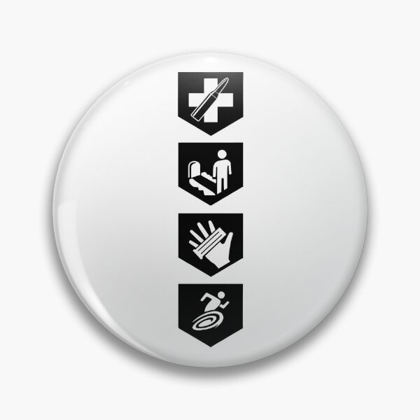 Item preview, Black and White Perks Minimalist Icons designed and sold by LDBW.