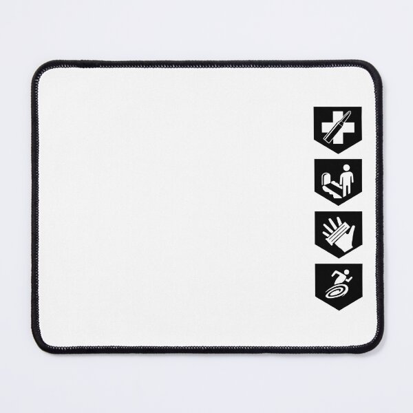 Item preview, Black and White Perks Minimalist Icons designed and sold by LDBW.