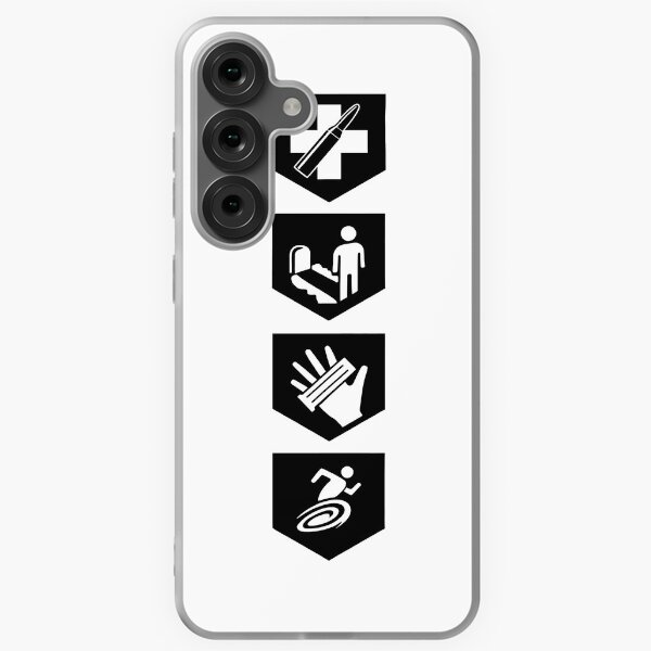 Item preview, Black and White Perks Minimalist Icons designed and sold by LDBW.