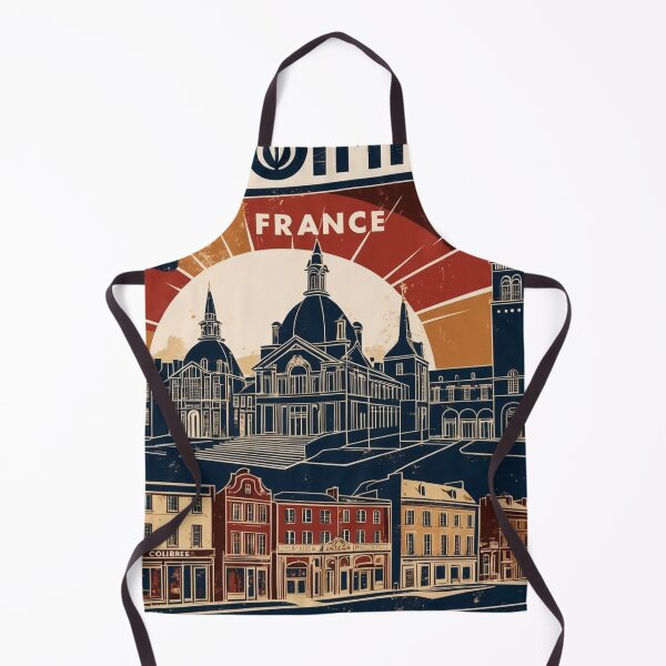 Aperçu de l'œuvre Colombes France Années 1950 Vintage Voyage Tourisme créée et vendue par TravelersGems.
