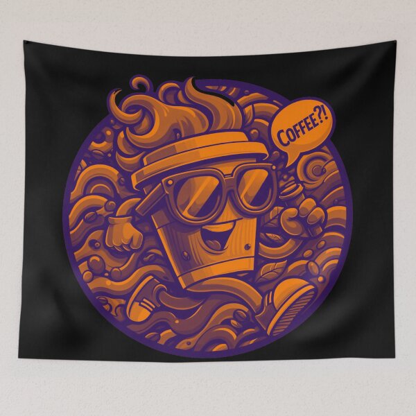 Item preview,  Coffee Character Chaos designed and sold by thechoice1.