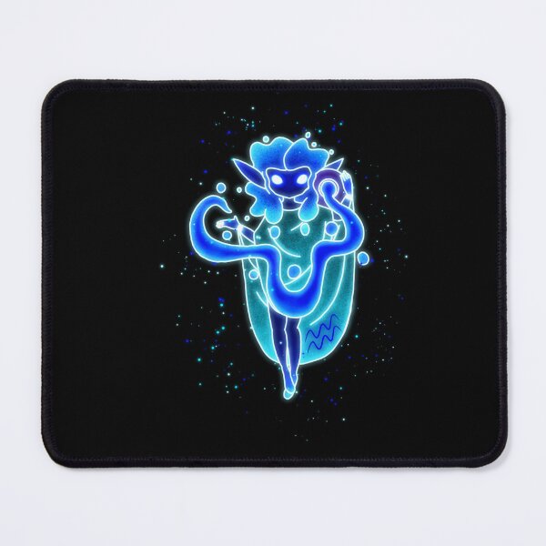Item preview, Aqualith the Aquarius Zodiac Sprite | Glowing Astrology Spirit Art designed and sold by Little Ducky Studio.