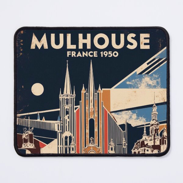 Item preview, Mulhouse France 1950s Vintage Travel Tourism designed and sold by TravelersGems.