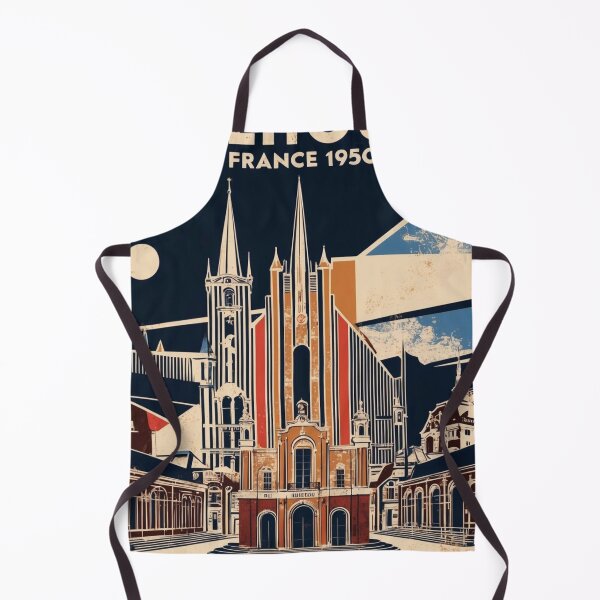 Item preview, Mulhouse France 1950s Vintage Travel Tourism designed and sold by TravelersGems.
