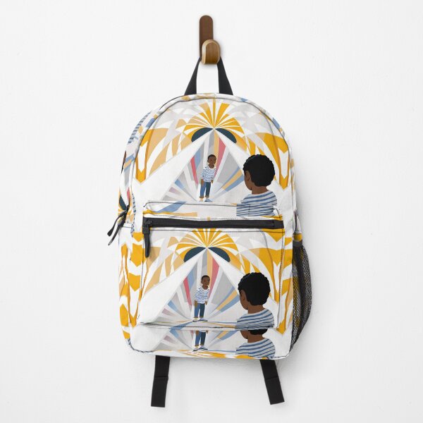 Item preview, Abstract Tunnel Perspective with Two Children designed and sold by ART ATTACK ZONE.