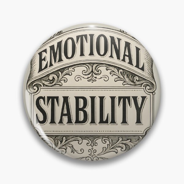 Item preview, Emotional Stability Typography Quote. designed and sold by Shoot-The-Moon.