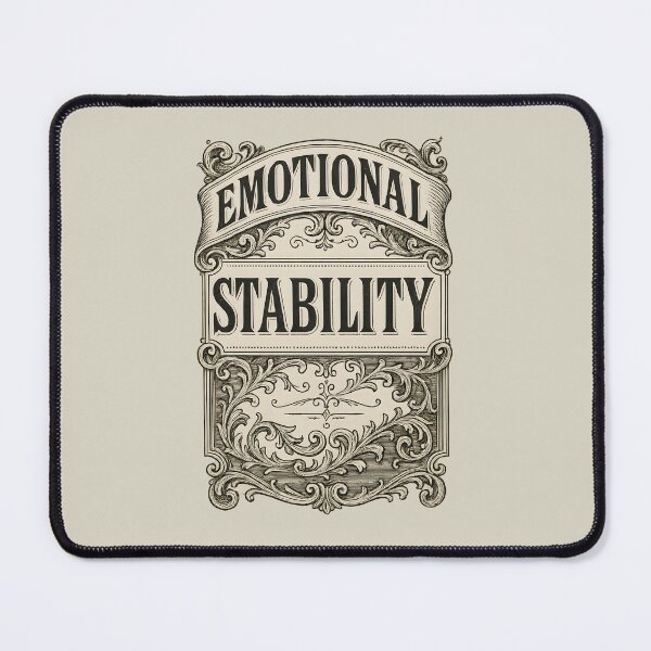 Item preview, Emotional Stability Typography Quote. designed and sold by Shoot-The-Moon.