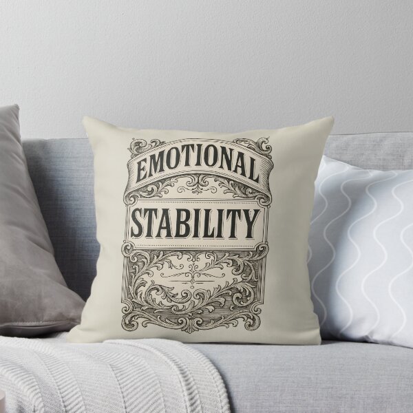 Item preview, Emotional Stability Typography Quote. designed and sold by Shoot-The-Moon.