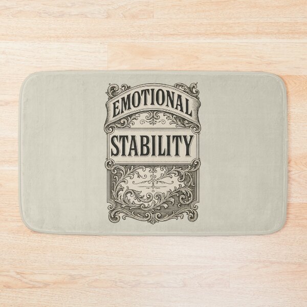 Item preview, Emotional Stability Typography Quote. designed and sold by Shoot-The-Moon.