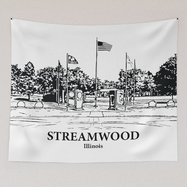 Item preview, Streamwood - Illinois designed and sold by Lakeric Cityscapes.