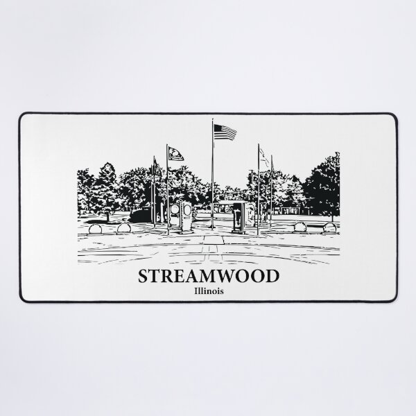 Item preview, Streamwood - Illinois designed and sold by Lakeric Cityscapes.