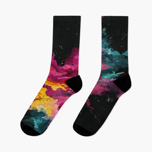 Item preview, Overlapping color pattern with black background designed and sold by saly55887.