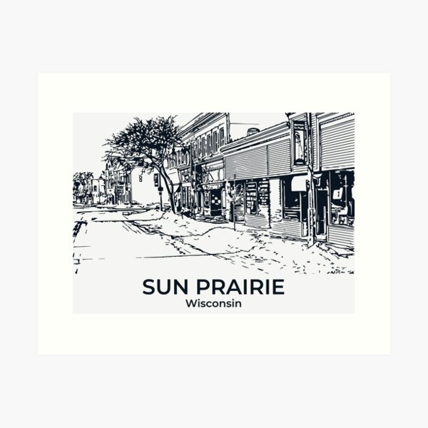Aperçu de l'œuvre Sun Prairie - Wisconsin créée et vendue par Lakeric.