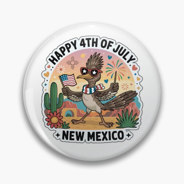 Item preview, New Mexico Roadrunner 4th of July Desert Sticker designed and sold by Nuist25.