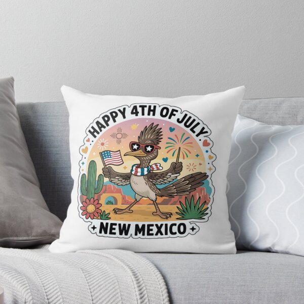 Artikelvorschau, New Mexico Roadrunner 4. Juli Wüste Sticker entworfen und verkauft von Nuist25.