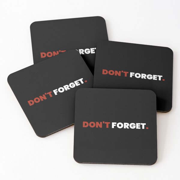 Item preview, DON'T FORGET | Stickers  designed and sold by umorshofi.
