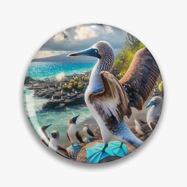 Item preview, Blue-Footed Boobies of the Sunlit Coast designed and sold by aipichub.