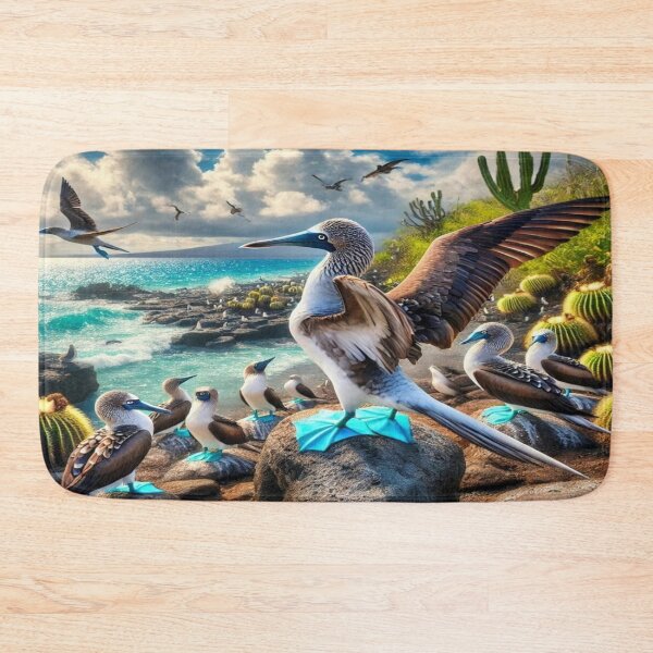 Item preview, Blue-Footed Boobies of the Sunlit Coast designed and sold by aipichub.