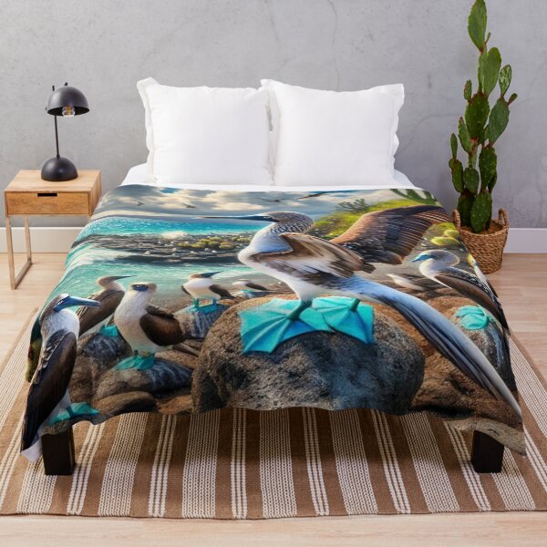 Item preview, Blue-Footed Boobies of the Sunlit Coast designed and sold by aipichub.