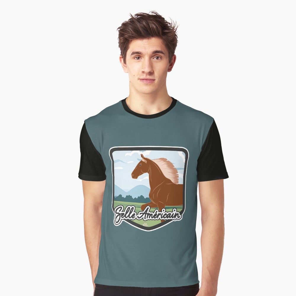 Aperçu de l'œuvre T-shirt graphique créée et vendue par WebEquitation.