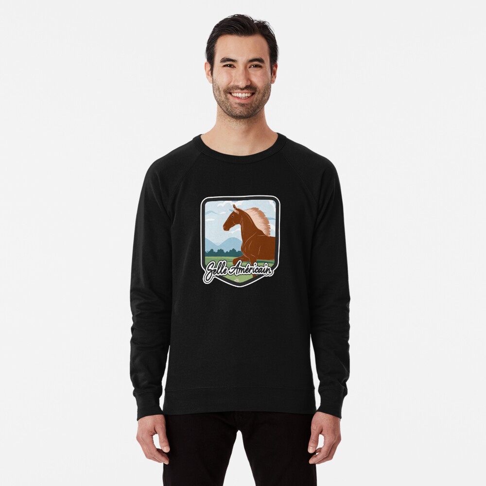 Aperçu de l'œuvre Sweatshirt léger créée et vendue par WebEquitation.