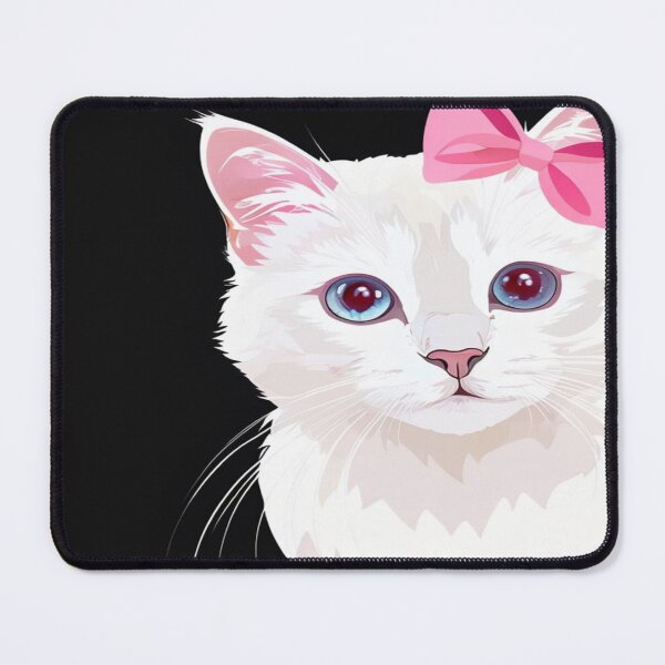 Item preview, Cute cat with a bow designed and sold by saly55887.