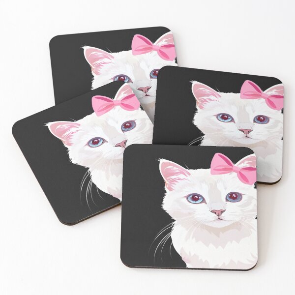 Item preview, Cute cat with a bow designed and sold by saly55887.