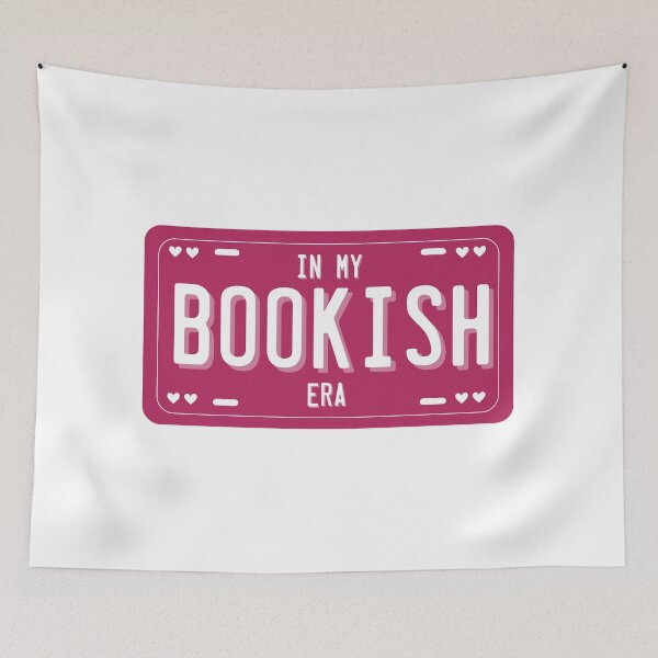 Item preview, Bookish era License Plate  designed and sold by baranskini.