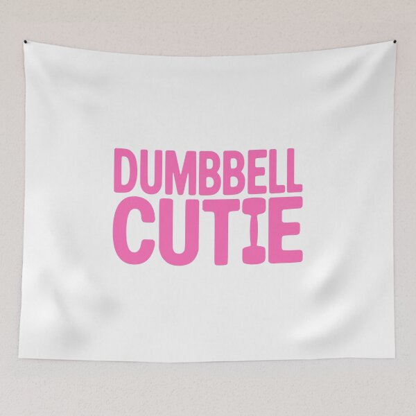 Item preview, Dumbbell Cutie. Pink Gym Girl designed and sold by PMCreative.