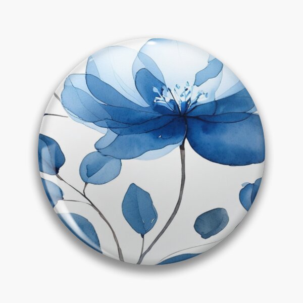 Item preview, Blue roses pattern designed and sold by saly55887.
