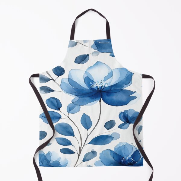 Item preview, Blue roses pattern designed and sold by saly55887.