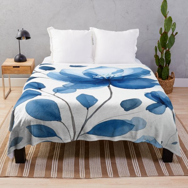 Item preview, Blue roses pattern designed and sold by saly55887.