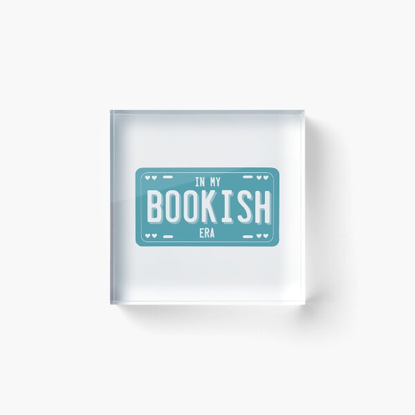 Item preview, Bookish era License Plate  designed and sold by baranskini.