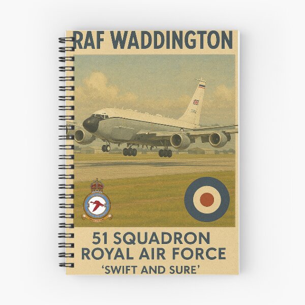 Item preview, 51 Squadron RAF Vintage Poster designed and sold by Airpower Art.