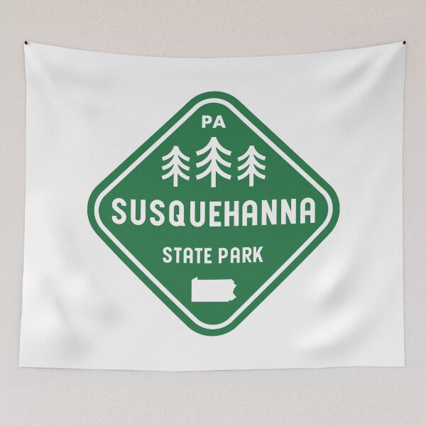 Artikelvorschau, Susquehanna State Park Pennsylvania Raute entworfen und verkauft von bivenart.
