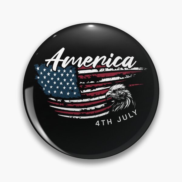 Item preview, USA Eagle with Flag – Grunge Independence Day Art designed and sold by Fragy72.