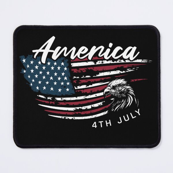 Item preview, USA Eagle with Flag – Grunge Independence Day Art designed and sold by Fragy72.