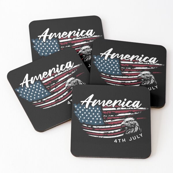 Item preview, USA Eagle with Flag – Grunge Independence Day Art designed and sold by Fragy72.