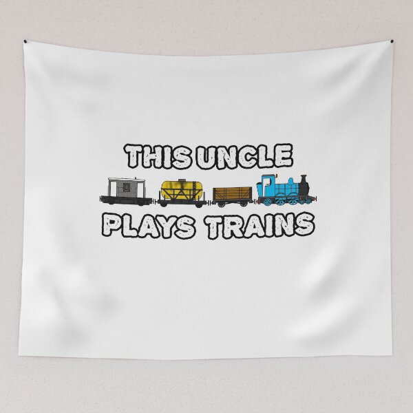 Item preview, This Uncle Plays Trains, Rail Enthusiast Father's Day designed and sold by doodlerob.