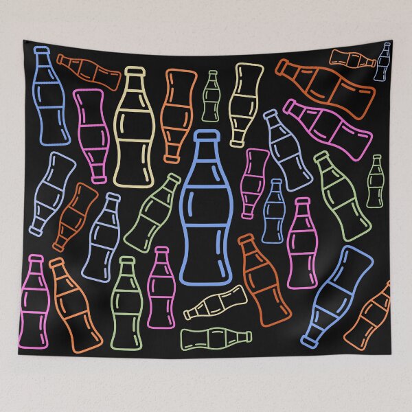 Item preview, Rainbow pop bottle pattern designed and sold by BritishDelights.