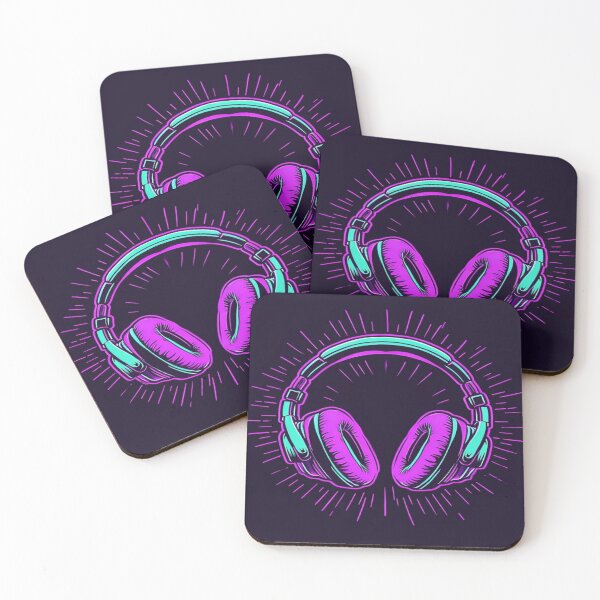 Item preview, Colorful headphones design designed and sold by saly55887.