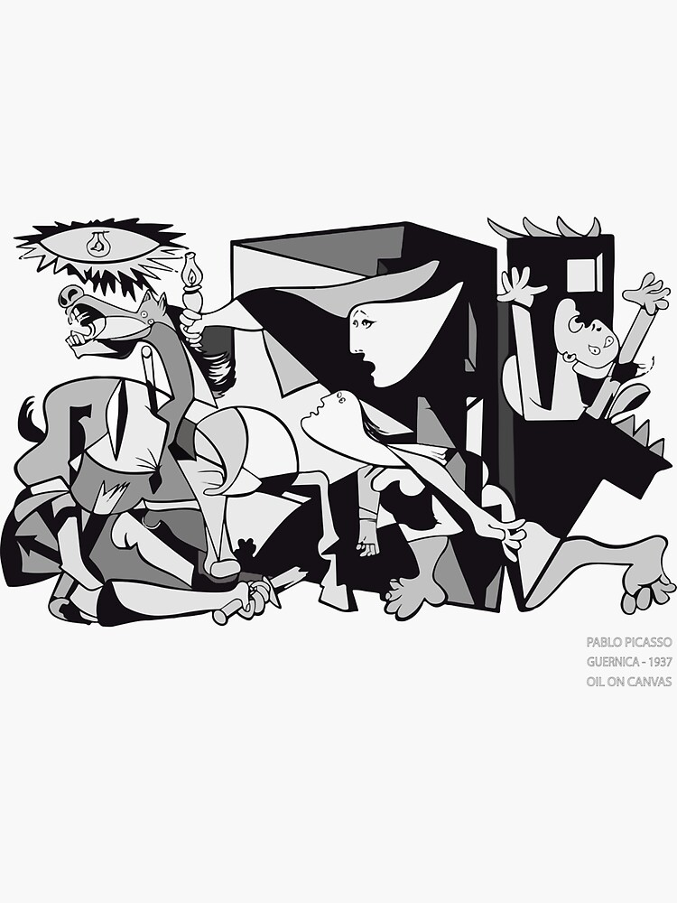 Pablo Picasso Guernica 1937 Artwork Reproduction by clothorama