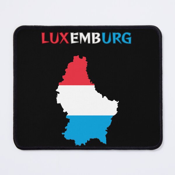 Item preview, luxembourg map flag designed and sold by GlobalPrintArt.